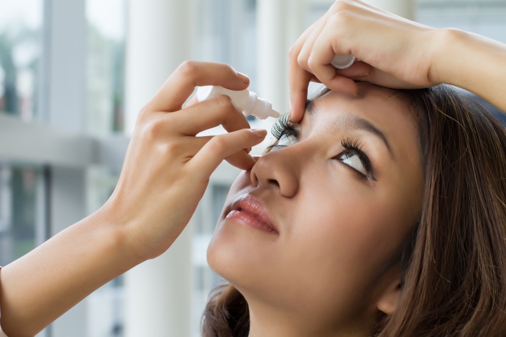 Dry eyes can result from wearing contact lenses