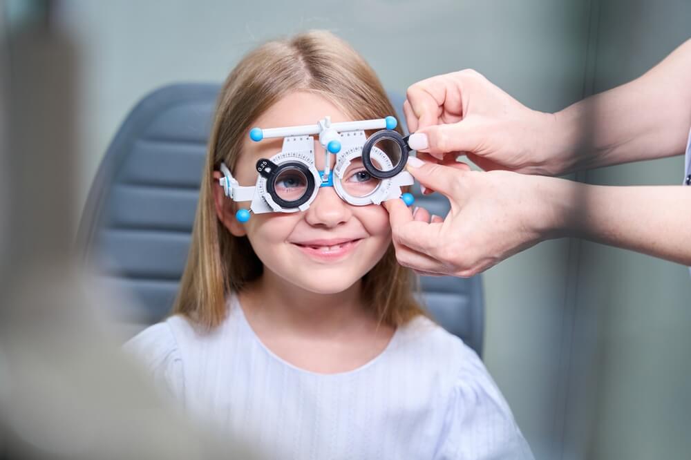 children's eye exam