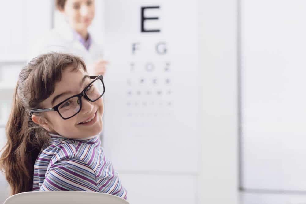 children's eye exam